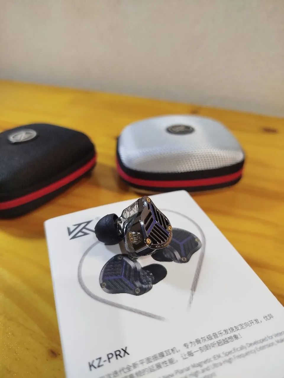 Fone Profissional KZ PRX Driver Planar - grátis bag - Lacrado!