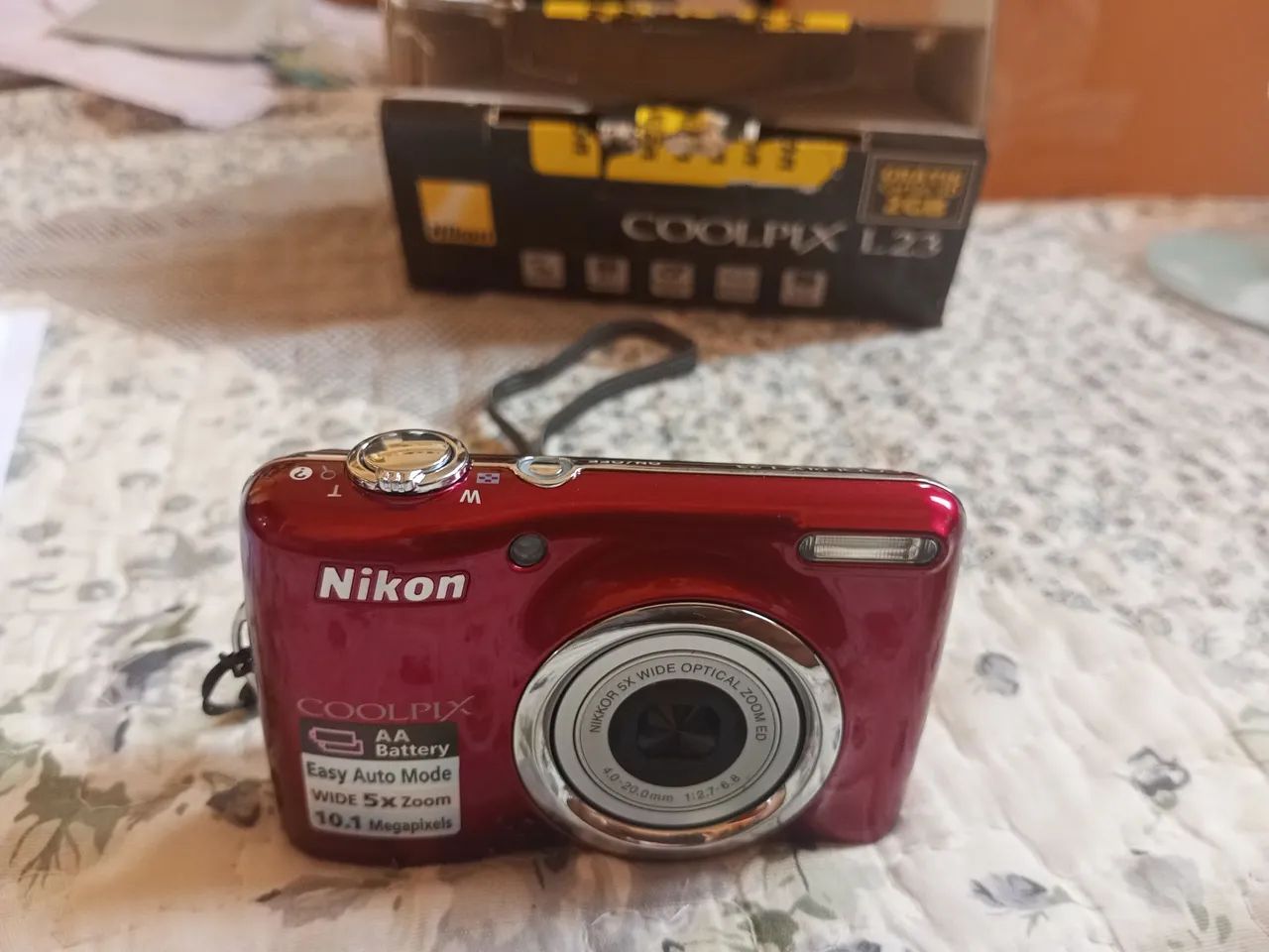Câmera Nikon Coolpix L23 NA CAIXA COMPLETAMENTE NOVA - Câmeras e