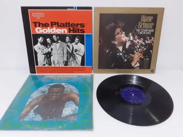 LP´s Disco Vinil Diane Schuur, Harry Belafonte, The Platter e Artie Shaw