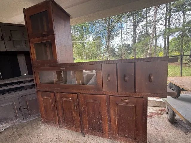 Jogo de Salão de Festas Rústico (Mesa e Balcões) - Foto 4