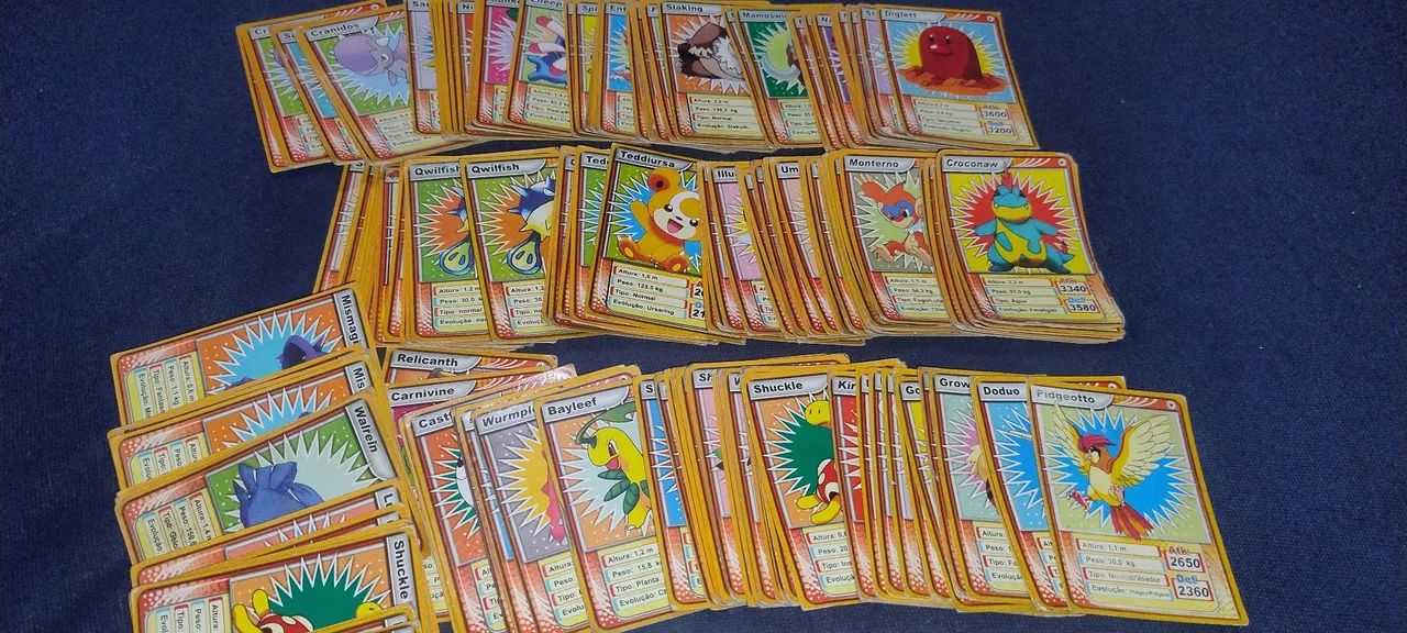 Lote 289 Mini Cards Pokémon Antigas  - Foto 2