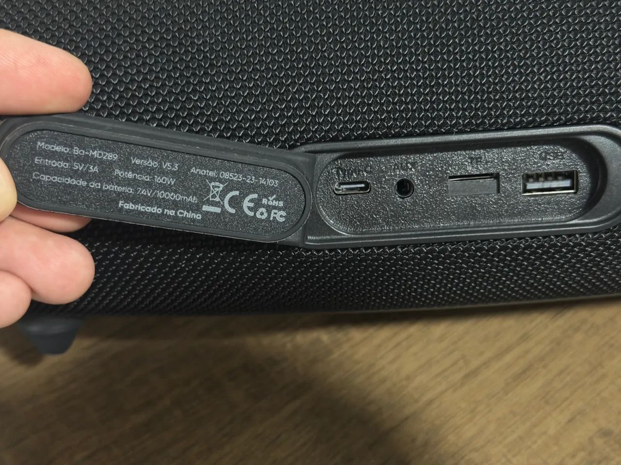 Vendo caixa de som Basike caixa de som bluetooth portátil?boombox. - Foto 3
