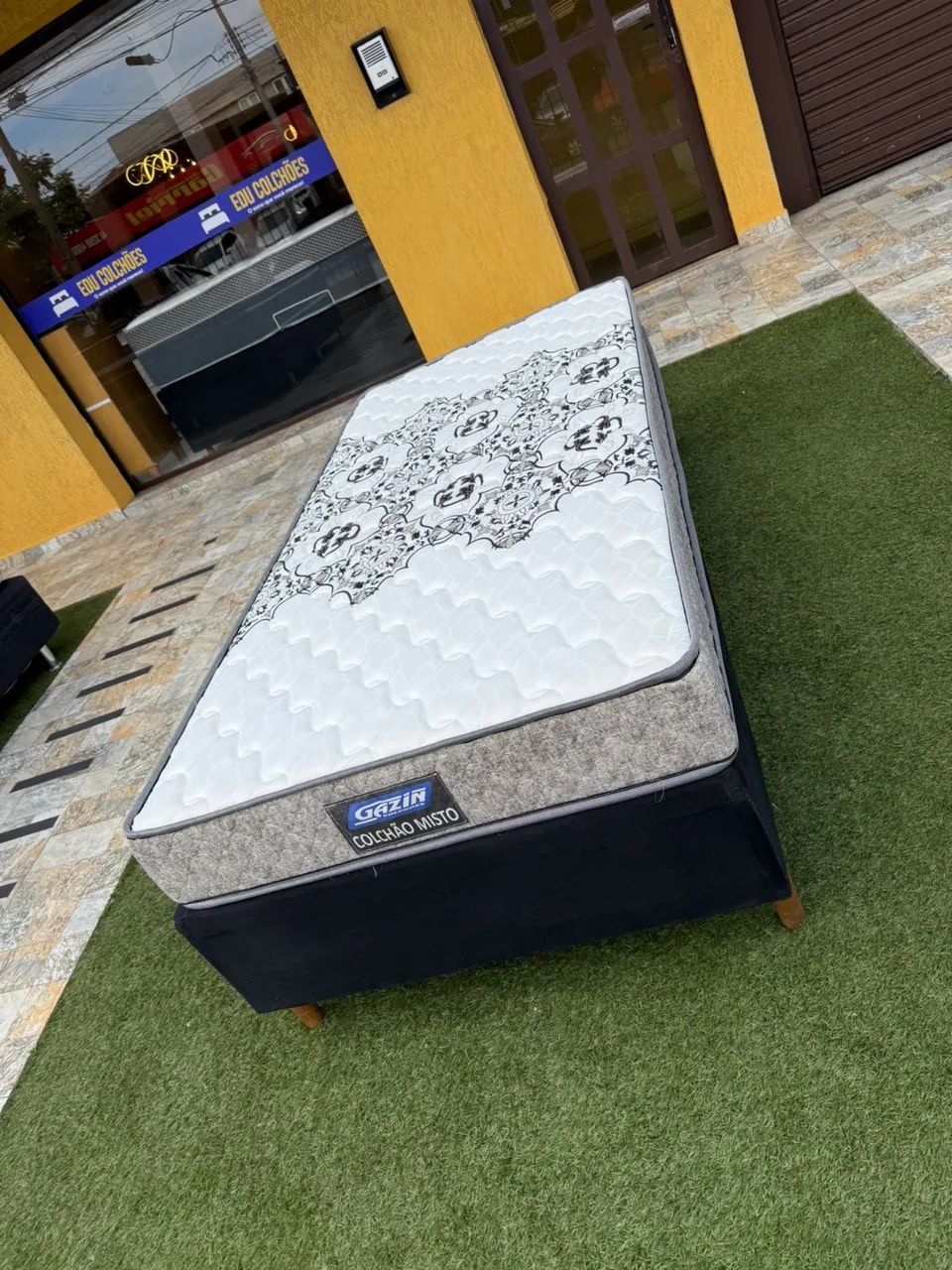 Colchão de Solteiro D28 + base Box - Entrego HOJE!  - Foto 4