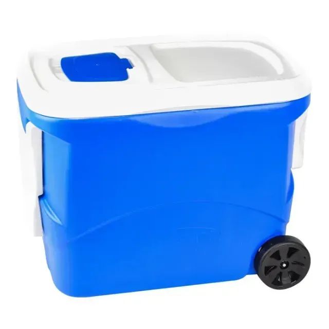 Caixa Térmica 50 L com Rodas Soprano Tropical Azul - Outros itens
