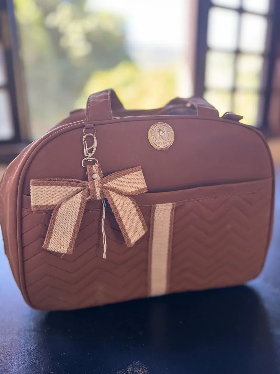 Bolsa Saída Maternidade Com Pingente Espaçosa