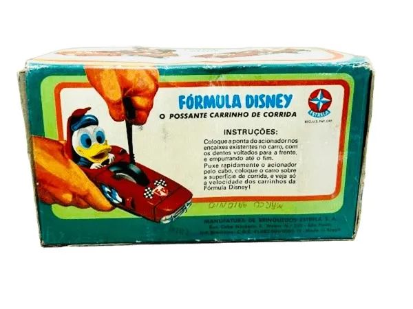 Carro Donald 1971 Fórmula Disney - Estrela - Caixa Original - Foto 5