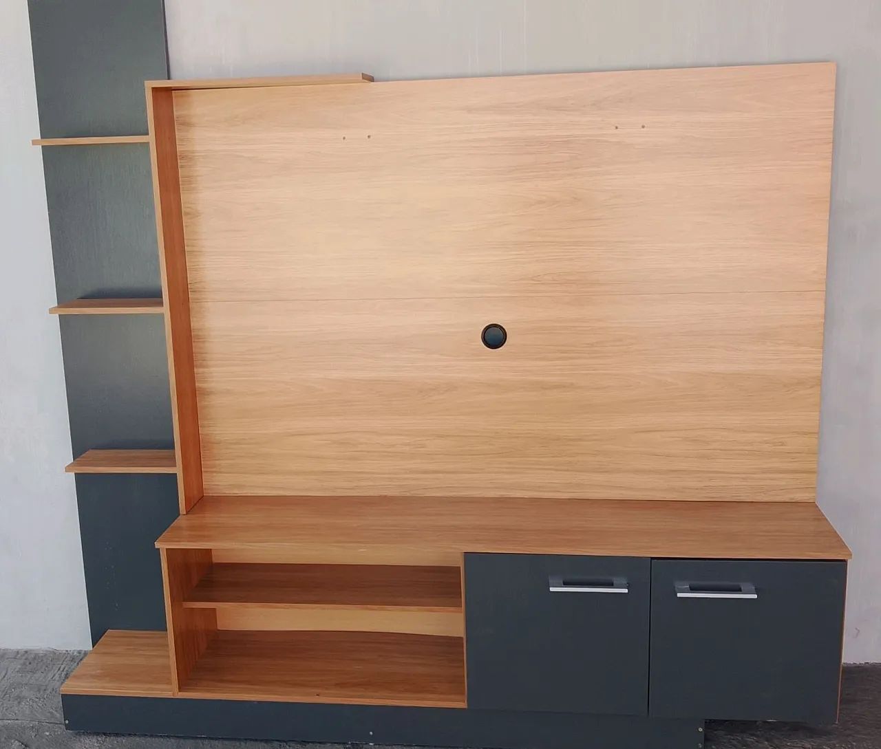Rack com painel 