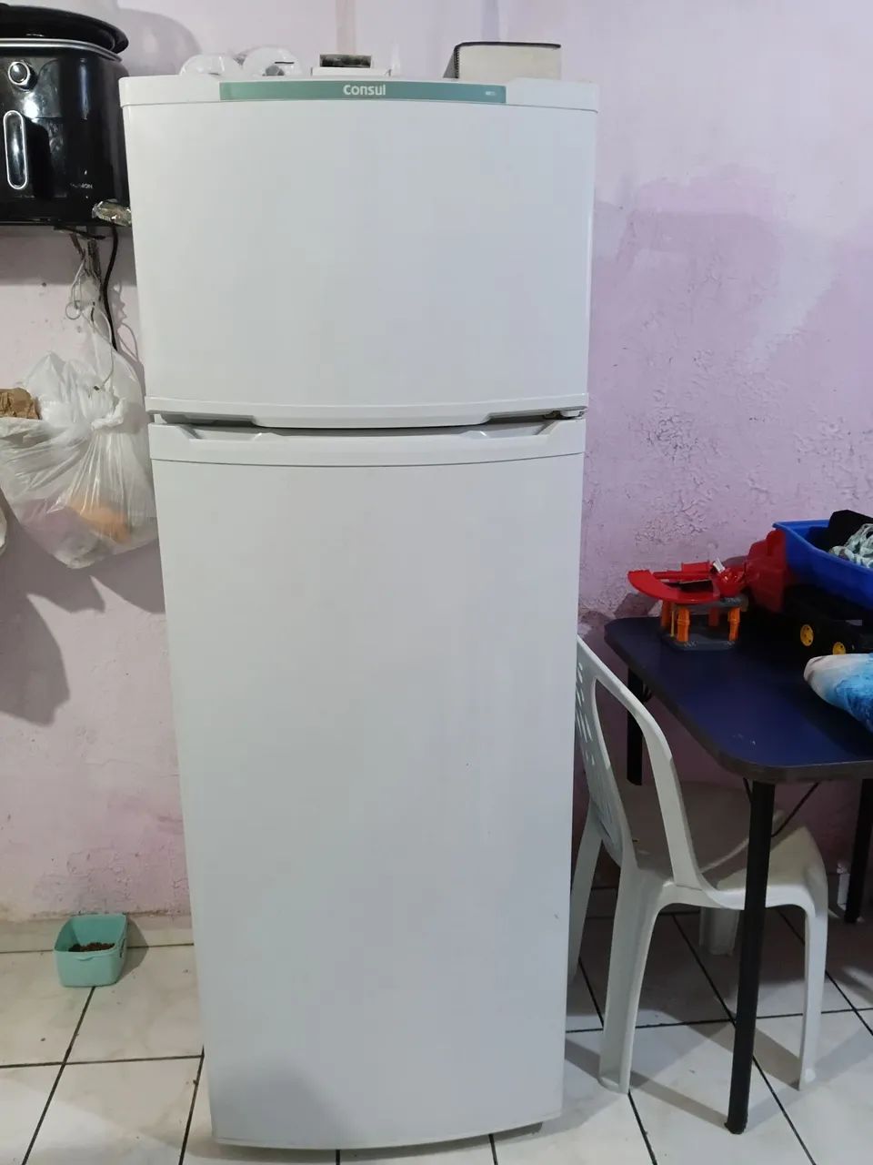 Geladeira com defeito 