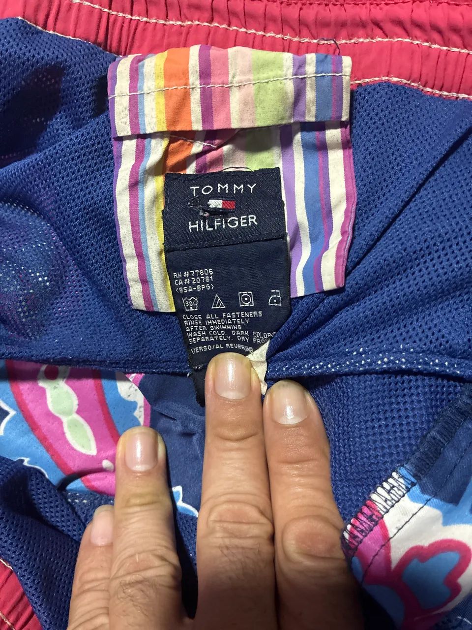 Bermuda praia com bolso tommy Hilfiger 46 - Foto 4