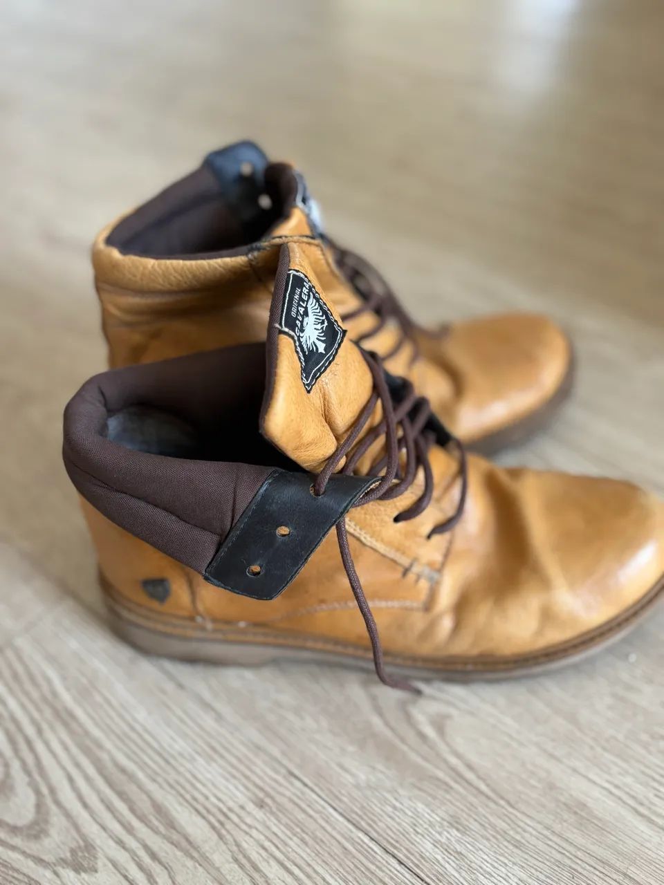 Bota coturno mostarda Cavalera - Foto 4