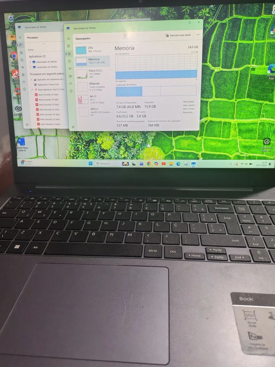 Notebook Samsung 