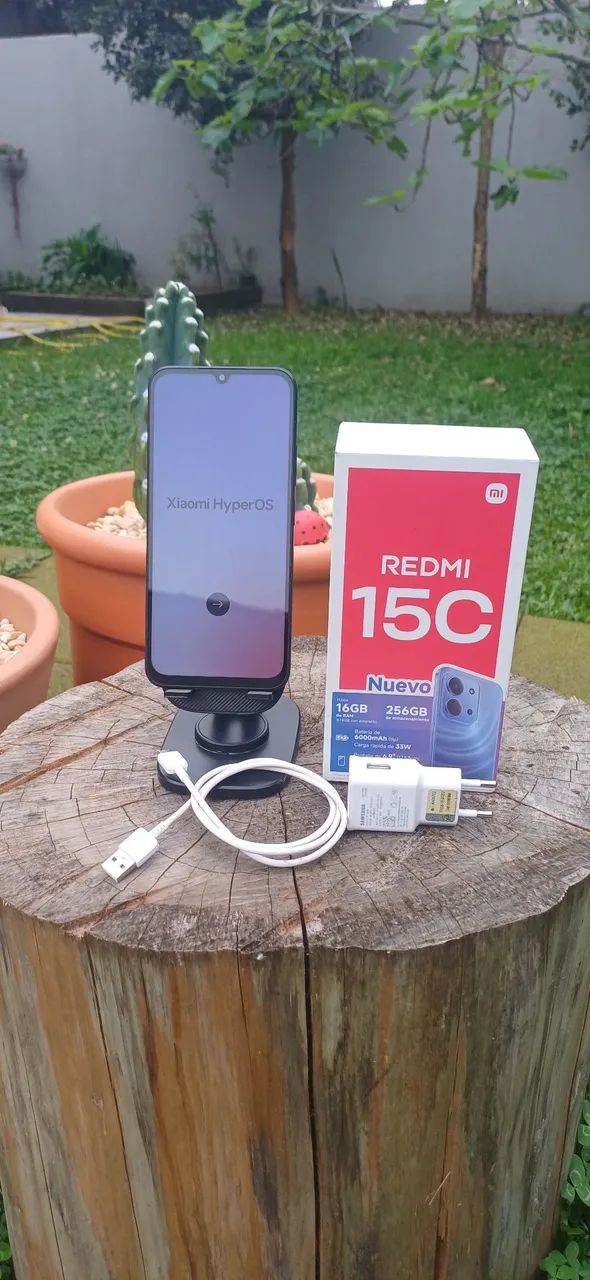 Redmi 15C 256GB ? Impecável + Caixa + Carregador - Foto 3