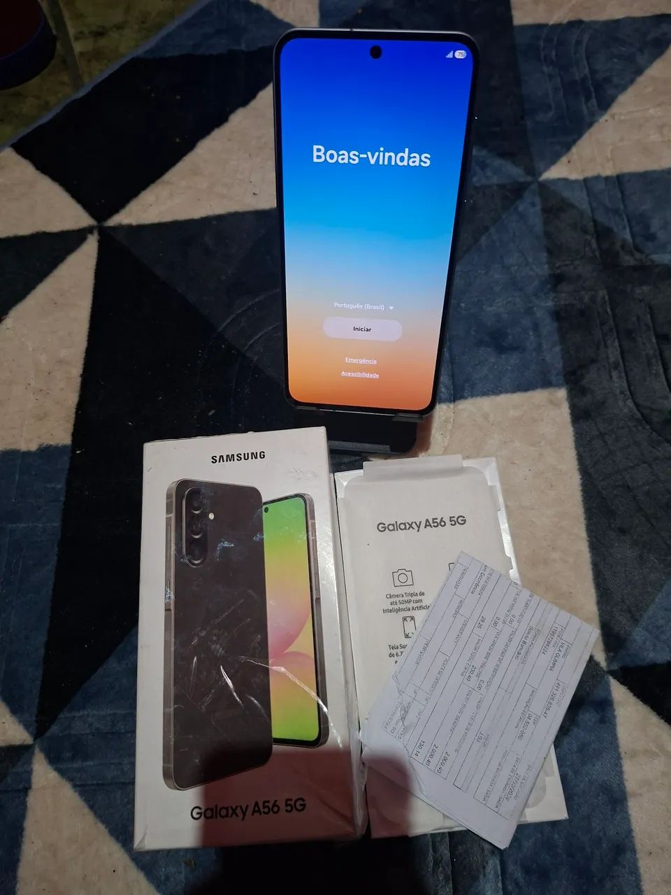 Troco - Galaxy A56 256g / 8 ram completo com NF na garantia  - Foto 3