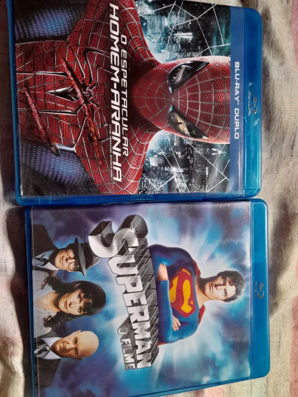 Coleção Blu-rays - Superman + Homem-Aranha - Kit