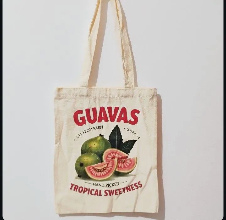 Ecobag bolsa estampada com fecho de zíper alça de ombro 