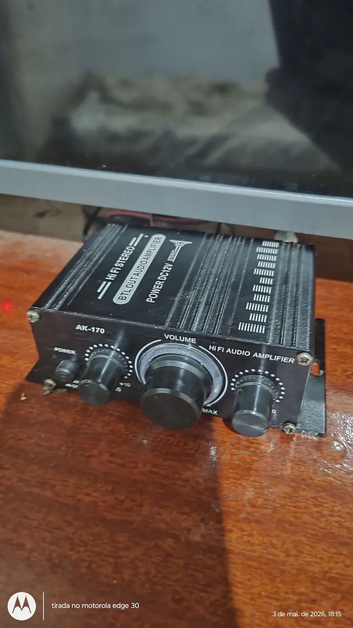 【中古】90W STREO HIFI AMP Amplificador - Aparelhos de Som - Engenho Velho, Jaboatão dos