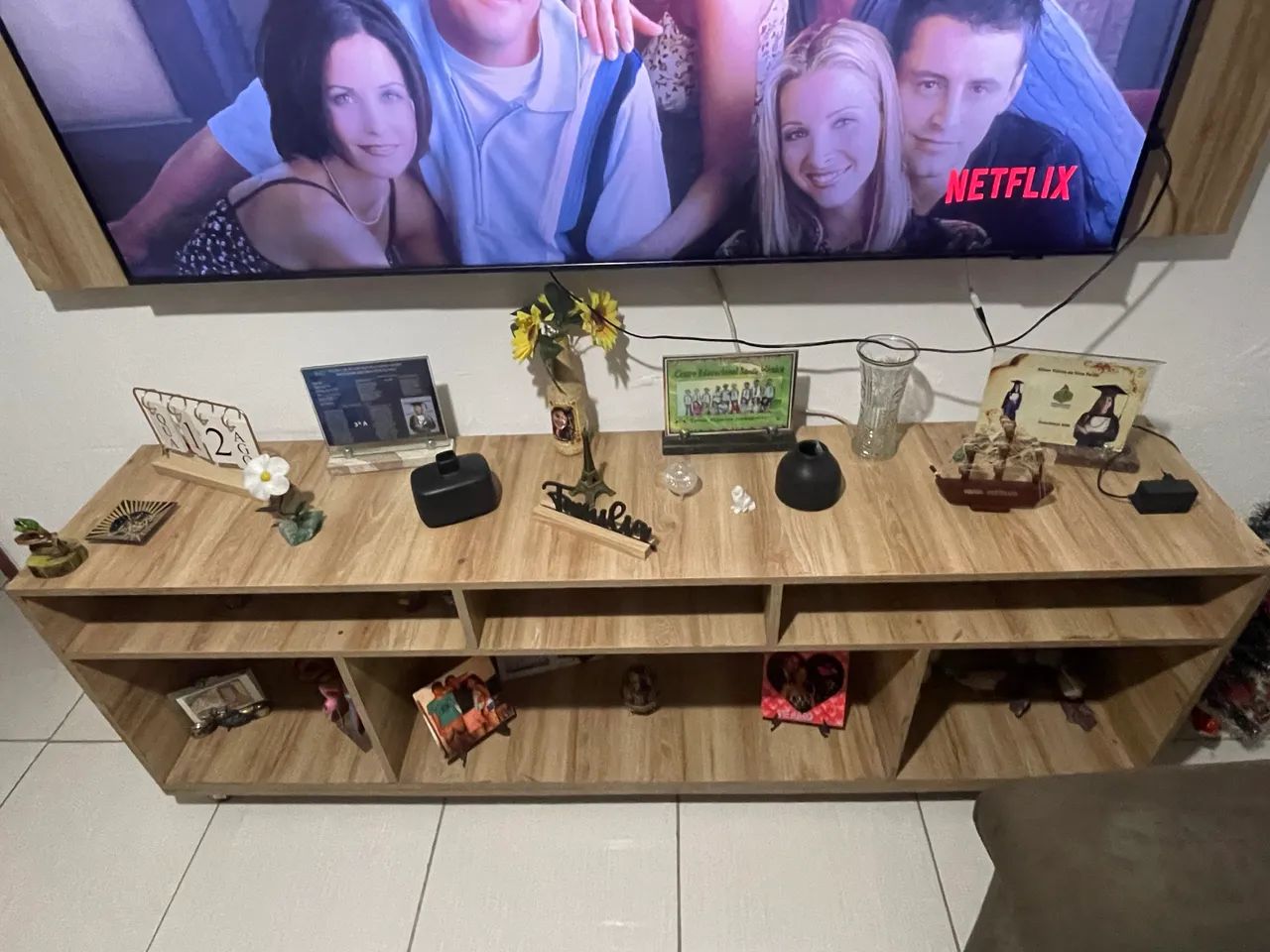 Rack com painel 