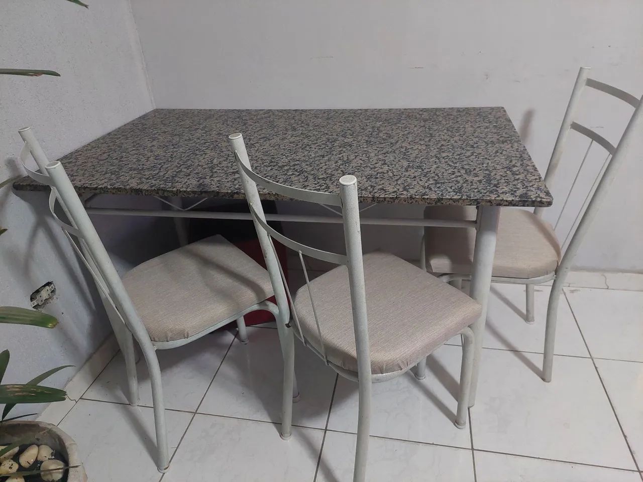 Mesa 6 cadeiras metal  - Foto 2