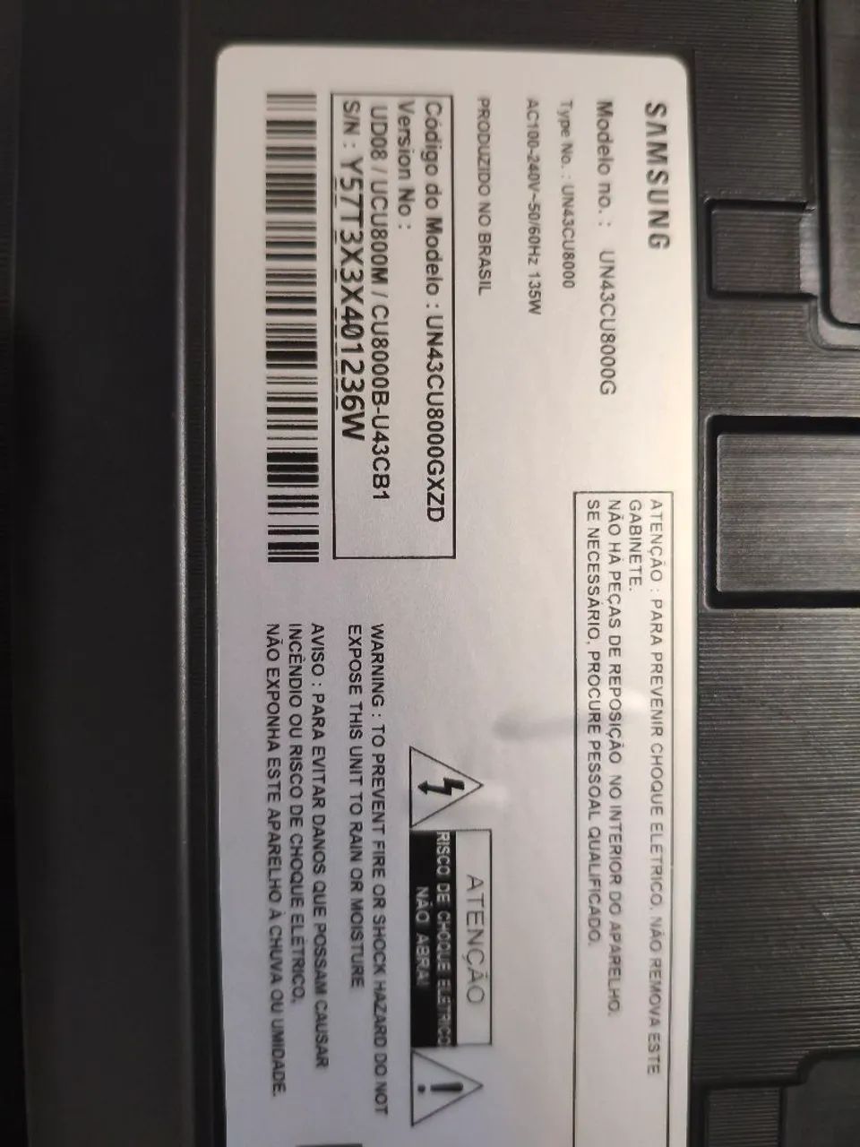 TV Samsung 43 Smart 4K (Defeito Ler Descrição) - Foto 5