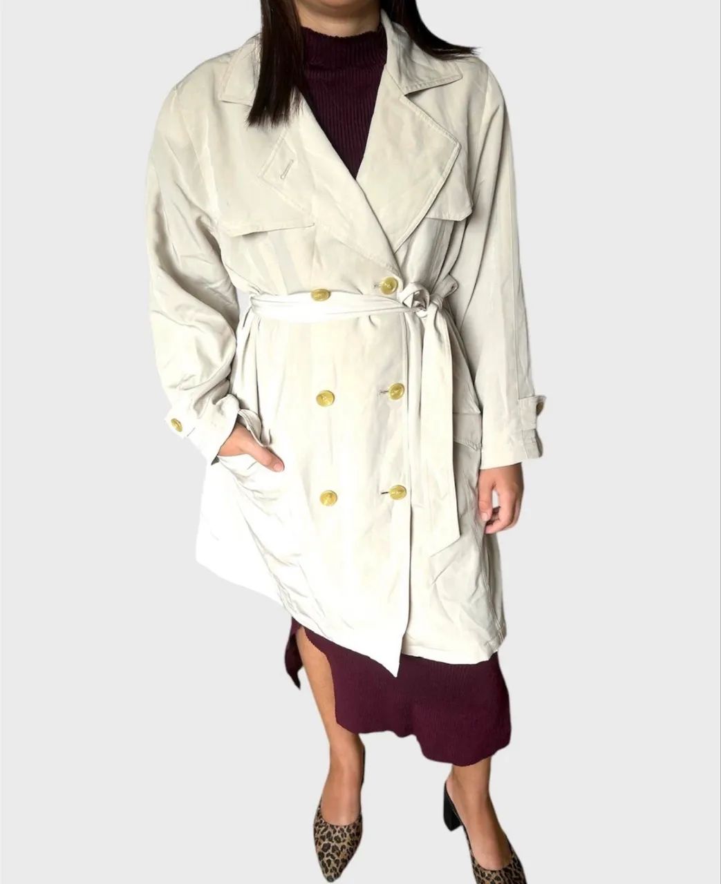 Trench coat creme  - Foto 2