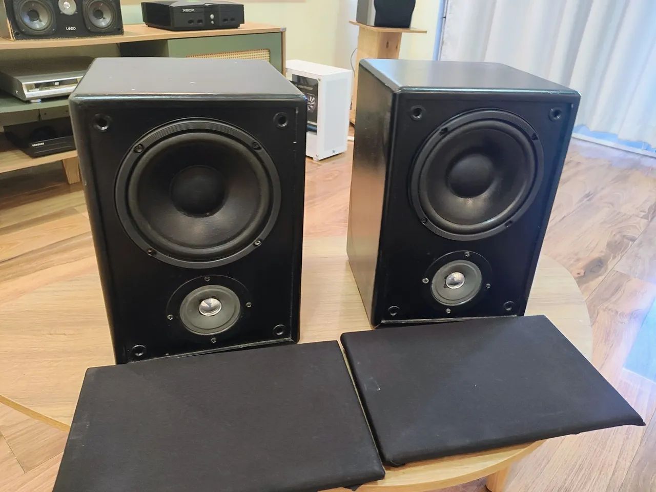 Par de caixas bookshelf diy home theater  - Foto 2