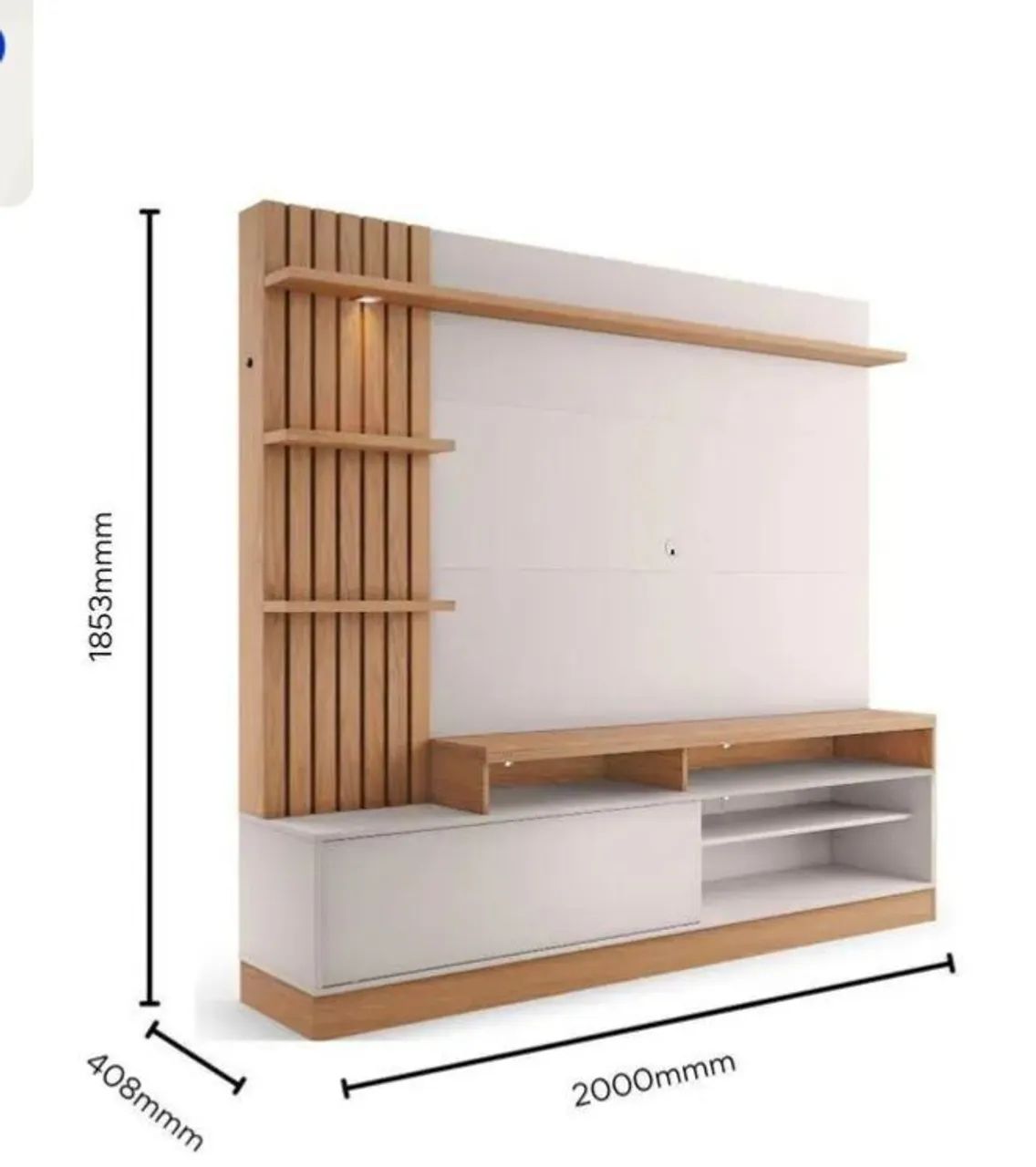 Estante para TV de 65 polegadas  - Foto 3