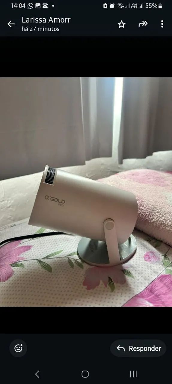 Projetor Portátil de até 150 polegadas ,bivolt Android 11,Wi-Fi 5 G Bluetooth.