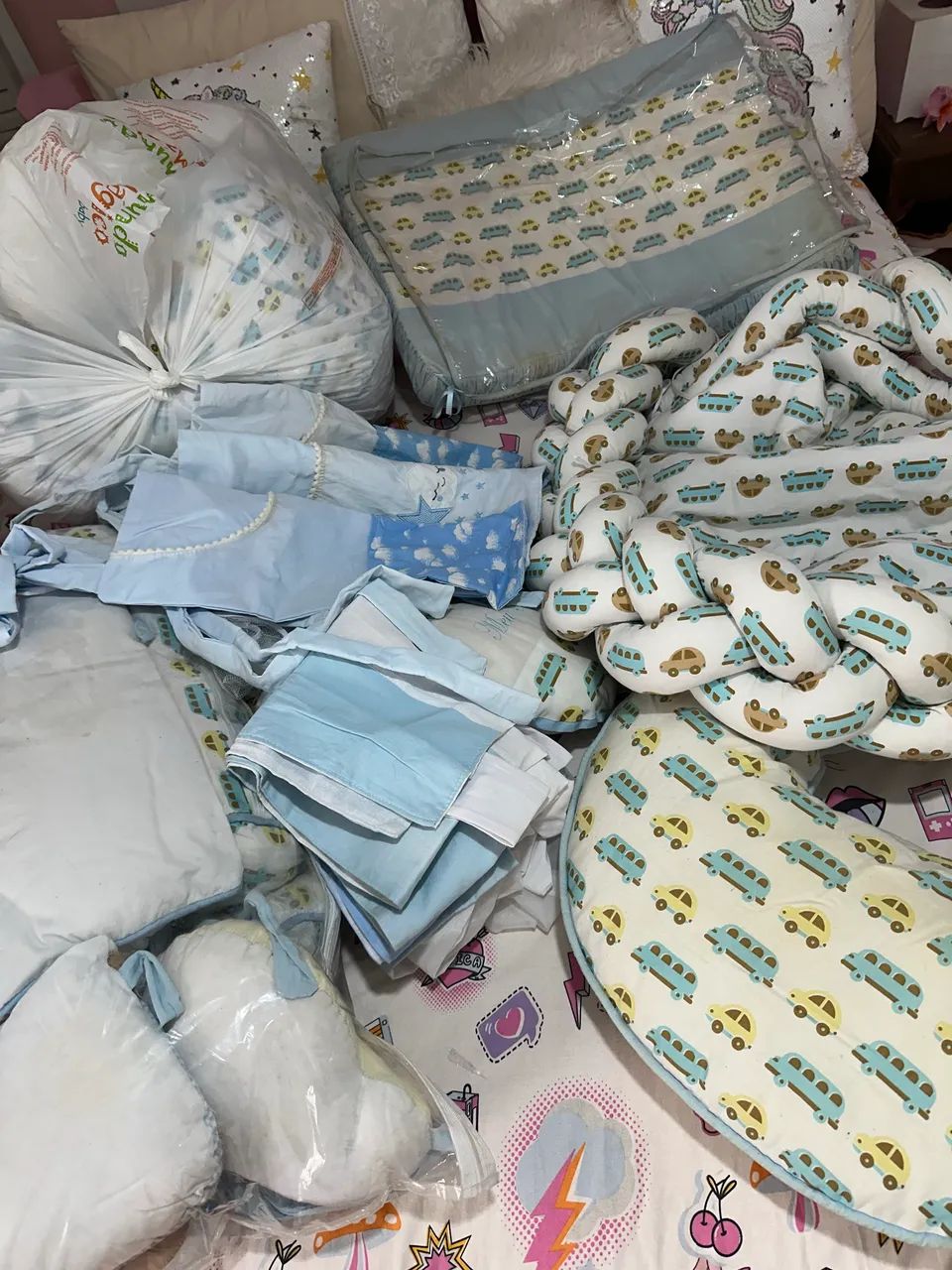 Kit berço, quarto completo menino - Foto 3