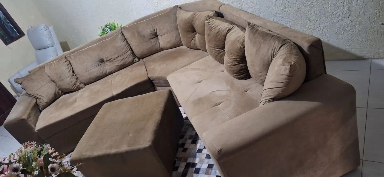 Vendo sofá de canto, pouco usado! - Foto 5