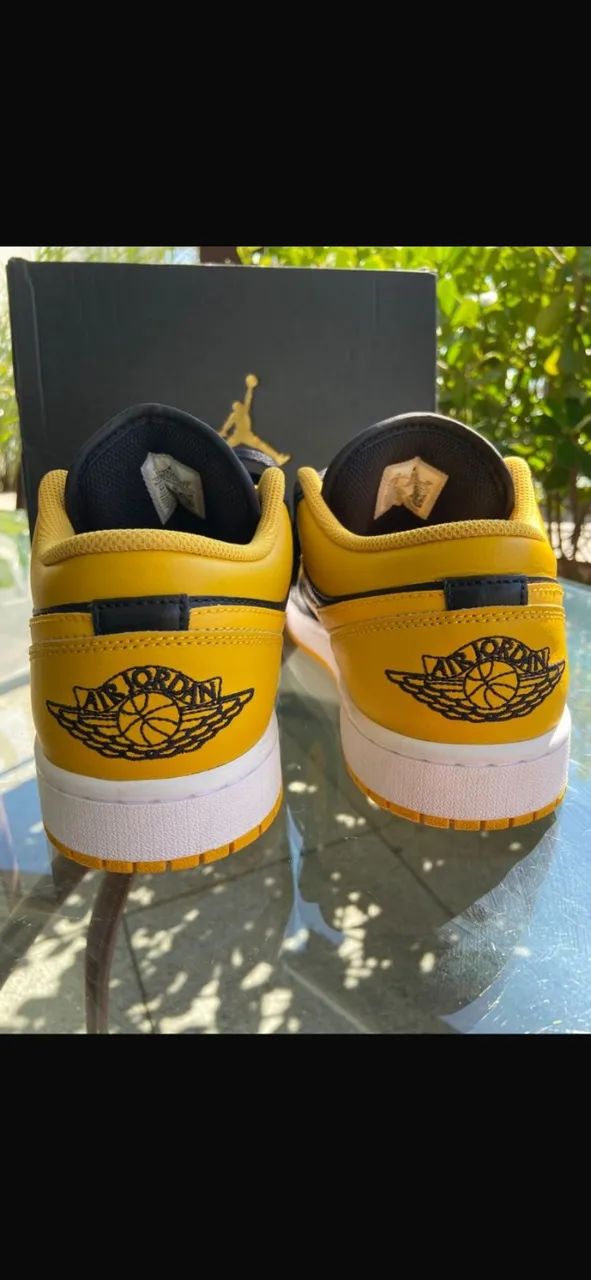 Nike Air Jordan 1 Low Yellow Ochre - Foto 2