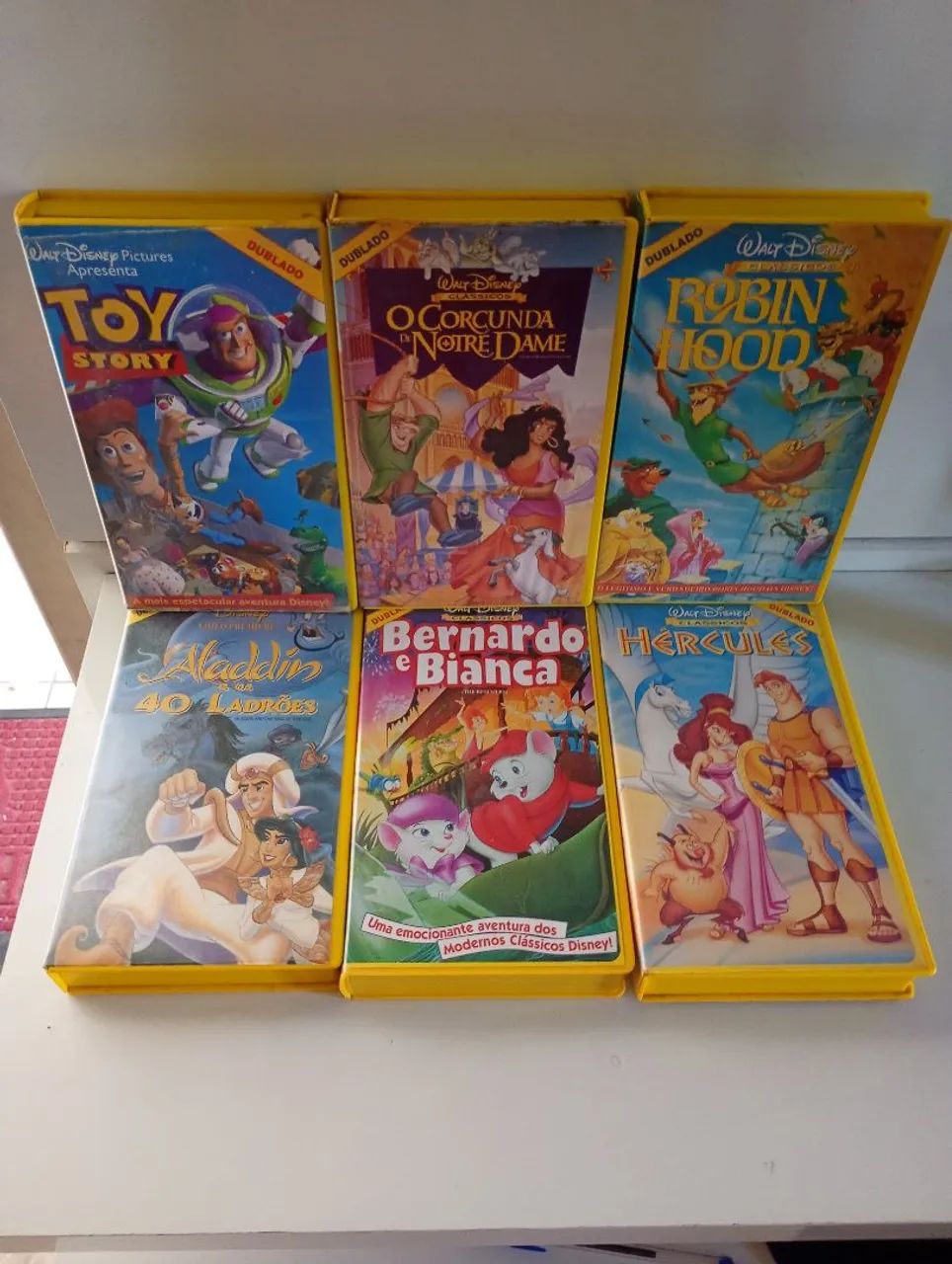 16 FITAS EM VHS DE DESENHOS CLÁSSICOS ORIGINAIS 