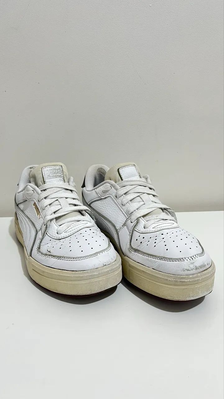 Tênis Ca Pro Classic Puma branco e marrom  - Foto 4