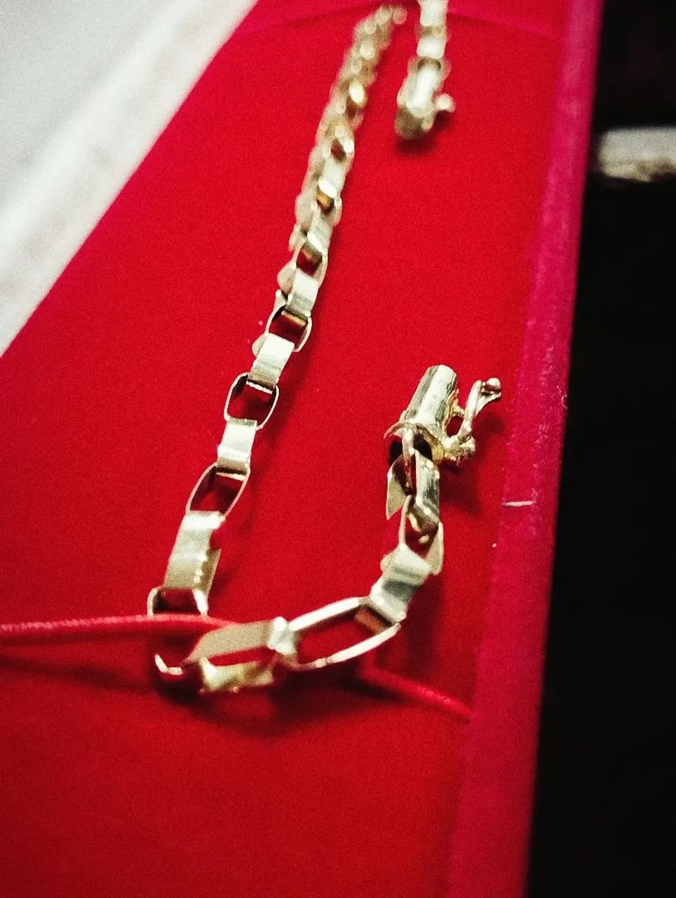 Pulseira modelo tijolinho - Ouro 750 (18k)