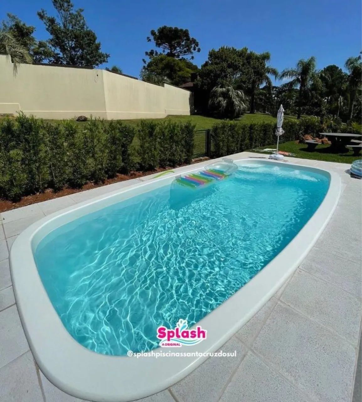 Vendo piscina branca completa nova  - Foto 2