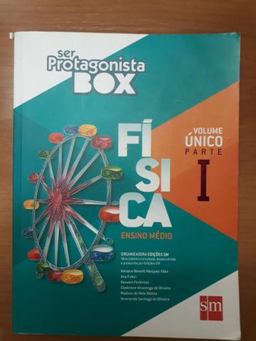 Box com 5 livros de física