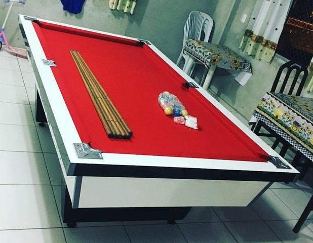 Mesa de sinuca/bilhar com ficheiro na pronta entrega! - Foto 2