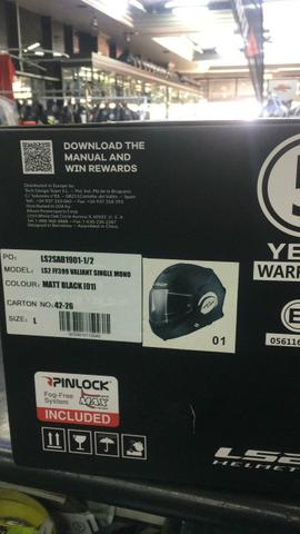 Capacete ls2 valliant 399 - Foto 2