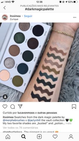 Paleta de sombras Dark Magic Jaclyn Hill MORPHE