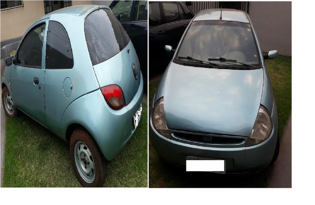 Ford ka GL, 2001, motor Zetec, com ar(ñ Func), vidro e trava elétrica por R$6 mil