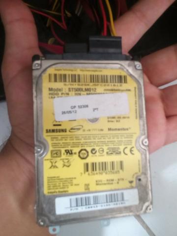 Hd 500 gigas pega em Desktop e Notebook