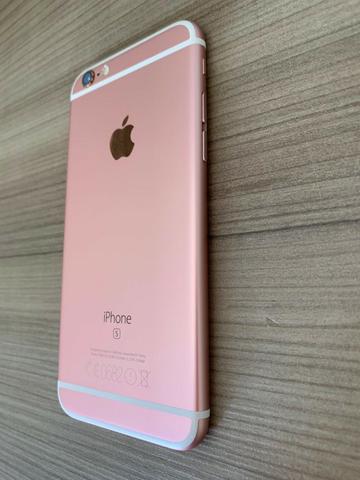 Iphone 6s 128Gb Rose Gold em Perfeito Estado Único Dono - Foto 6