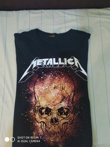 Camisas de rock Motorhead e Metallica 2 por 70$ - Foto 3