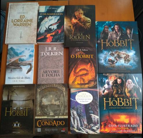 Livros novos e usados (Harry Potter, Tolkien, Sun Tzu, Rosseau, Descartes, Max Weber)