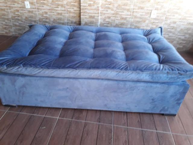 Sofá cama reclinável (fofão) - Foto 3