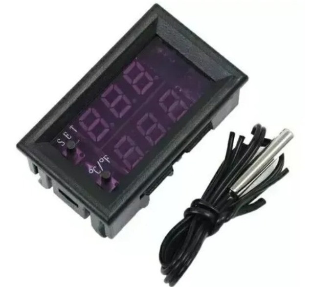 Chocadeira Termostato Digital W1209-wk W2809 + Sensor Ntc Arduino COD-AM344 - Foto 2