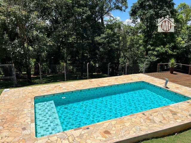 Linda chácara com 3 dormitórios, piscina, deck, arborizada, à venda, 5900 m² por R$ 590.00