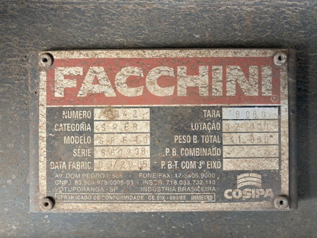 Carreta Sider Facchini Ano 2005 Para 28 Paletes - Foto 15