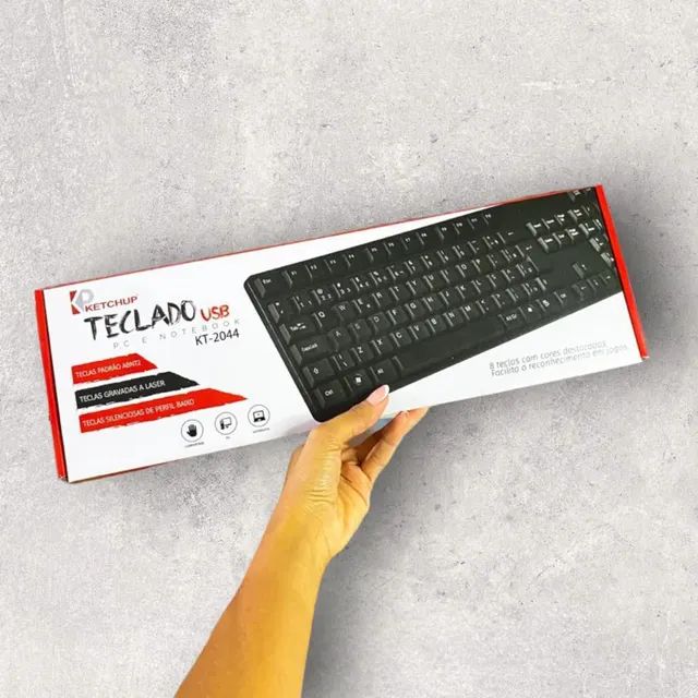 Teclado USB KT-2044 - Foto 2