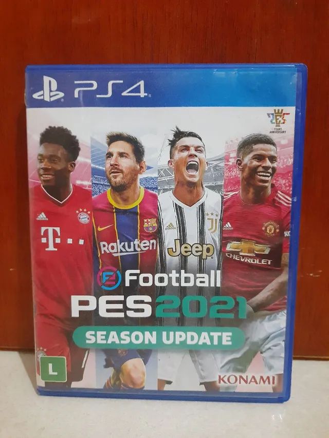 Jogo Pes 21 Ps4 Mídia Fisica Original Lacrado