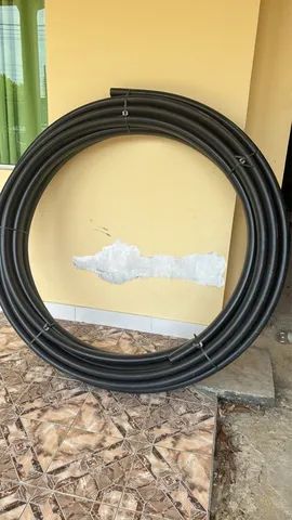 Mangueira Irrigação Preta de Polietileno 1.1/2" com 100mts - Foto 3